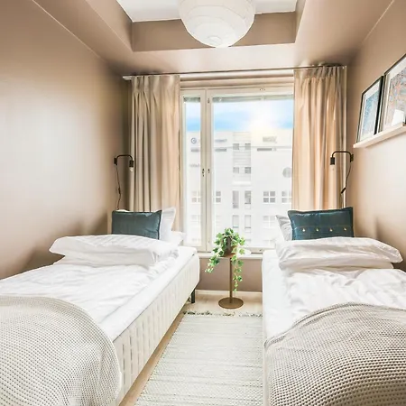 Stylish 2Br With Balcony, Aircon, 24H Shop Apartament Helsinki
