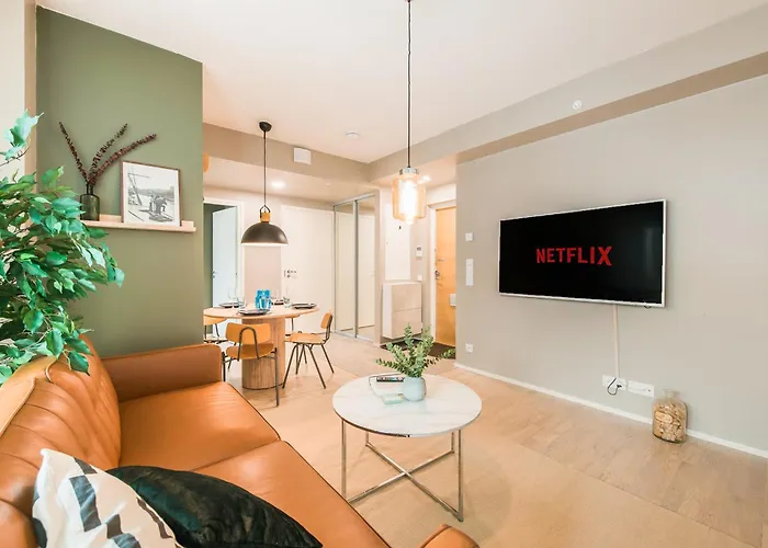 شقة Stylish 2br With Balcony, Free Parking, 24h Shop *